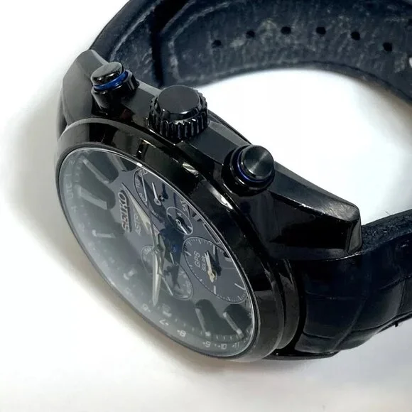 SEIKO SBXC077 satellite radio clock Astron ASTRON SolarGPS Day Date Wristwatch